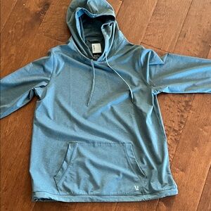 Vuori Men's Teal Hoodie
